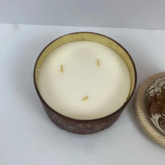 Anthropologie Glass Forest Candle Large Size Christmas Tree Holiday Balsam Cedar - Picture 3 of 4